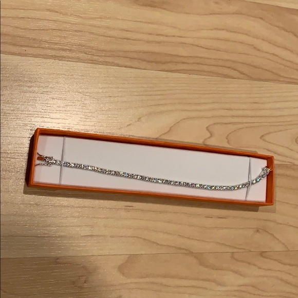 14k gold plated 3mm Tennis Bracelet 7.5 inches - Picture 5 of 10